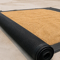 Tapis de séchage du riz pour la récolte agricole, en filet noir tissé, pour étaler les grains, garde les surfaces propres, séchage rapide au soleil, réutilisable