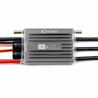 Contrôleur de vitesse sans balais refroidi par eau XQ-POWER XQ Rouge 40A-180A pour bateau RC, drone FPV, voiture RC, avion, LiPo 3-6S, BEC 5A