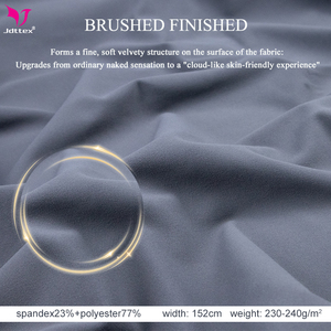 Polyester Spandex Soft and Breathable Interlock Brushed Microfiber Yoga Fabric - Product Image 4