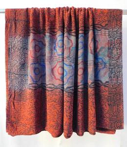 <b>Retro</b> Silk Kimono Dressmaking Crepe Saree Material 5 Yard Wholesale Sari Sewing Loose Fabric - Product Image 2