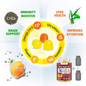 Gummies DHA Bio Sans Sucre pour Enfants, Marque Privée OEM/ODM – Excellent pour la Santé - Product Image 6