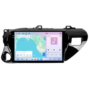 Reprodutor de Rádio para Carro com Tela <span class=keywords><strong>Touch</strong></span> de 10.1 Polegadas 2 Din Android 15.0 4G+WIFI BT GPS FM Carplay para <span class=keywords><strong>Toyota</strong></span> <span class=keywords><strong>Hilux</strong></span> 2016-2018 Unidade Principal LHD - Product Image 2