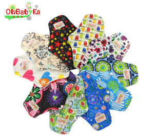 Ohbabyka kadın hijyenik pedler toptan annelik bayanlar kumaş regl bambu çevre dostu hijyenik pedler kullanımlık - Product Image 4