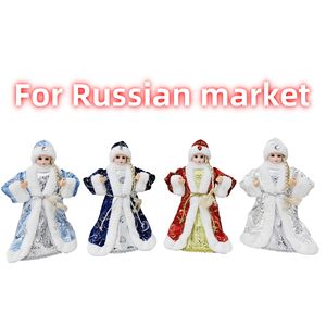 Alta calidad personalizado Rusia <span class=keywords><strong>Snegurochka</strong></span> Santa Claus muñeca azul hecho a mano niña estatuilla regalos para niños Navidad Santa Claus - Product Image 5