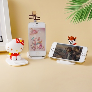 Vente en gros support de bureau en forme d'ours rose en résine PVC Mini support paresseux Mobile 3D Portable téléphone support de <span class=keywords><strong>tablette</strong></span> décoratif - Product Image 3