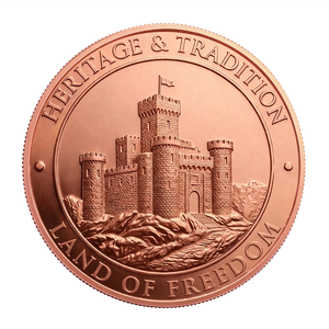 Custom 1oz 2oz 5oz 10oz 999 Fine Pure <strong>Copper</strong> <strong>Coin</strong> High Relief Stamping Commemorative <strong>Coin</strong> Gift Collection Factory Price - Product Image 1