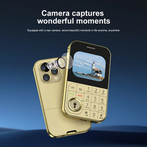 Mini Téléphone Portable V9 Double Carte SIM Numérotation Rapide Écran 2.01" Voix Magique Radio FM Liste Noire Petit Cellulaire GSM Lampe de Poche - Product Image 5