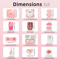 Super Promotion Coffrets Cadeaux de Luxe Bain & Spa pour Femme : Bombes de Bain, Savons, Bougies Parfumées Anti-Stress pour Noël, Mariage ou Cadeaux Publicitaires