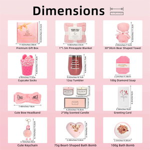 クリスマスウェディングプレゼント高級アロマセラピーストレス解消バス爆弾石鹸キャンドルバススパギフトセット女性用 - Product Image 2