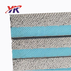 Panneau sandwich en laine de roche véritable avec fibre isolante sans <span class=keywords><strong>amiante</strong></span> à l'extérieur, ciment durable et à la mode - Product Image 6