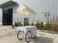 Chariot mobile pour smoothies, chariot à hot-dogs, chariots à pousser à la main à vendre
