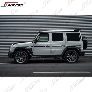Kit de Carrocería de Fibra de Carbono para Benz W464, Actualización a W465 <span class=keywords><strong>B</strong></span>, Parachoques Delantero y Trasero Anchos, Rejilla, Pasos de Rueda, Luces Diurnas, Lámpara de Escalón - Product Image 5