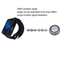 Système d'appel sans fil étanche IPX7 pour serveurs, montre-pager, bouton d'appel, système d'appel pour bars et restaurants