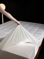 Matelas Bébé LIIESEN Doux et Sain Classe A, Pliable, Matelassé, Antibactérien, Anti-acariens, Ajustable pour Lit Simple/Double, Toutes Saisons