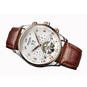 <span class=keywords><strong>Montre</strong></span>-bracelet de luxe Reloj pour hommes <span class=keywords><strong>montre</strong></span>-bracelet étanche en cuir sport <span class=keywords><strong>automatique</strong></span> pour hommes montres mécaniques pour hommes avec boîte - Product Image 4