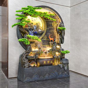 Fontaine artificielle Quanfangyuan avec cascade, décoration paysagère intérieure et extérieure, attirant la prospérité - Product Image 4