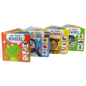 Stampa di Libri Cartonati per Bambini, Servizio di Stampa Personalizzata di Libri Educativi, Set di Libri delle Prime Parole e degli Animali per l'Educazione Prescolare - Product Image 4