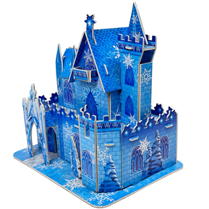 Giấy Vật Liệu Bảo Vệ Môi Trường Lâu Đài Băng Và Tuyết Xây Dựng + Câu Đố 3D Tùy Chỉnh EPS Mô Hình Đồ Chơi Cho Trẻ Em CHA Mẹ-chi - Product Image 2