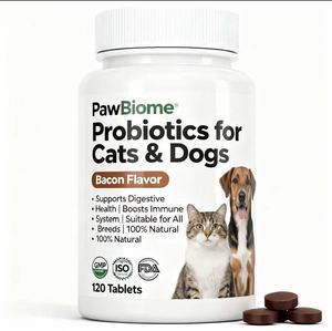 Los masticables probióticos para mascotas personalizados para perros y gatos apoyan la función intestinal aumentan la energía y la inmunidad diaria - Product Image 1