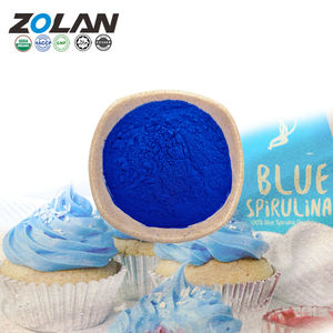 Лучшая цена, чистый фикоцианин E3 E6 E18 E25 E30 E40, синий порошок спирулины, пищевой краситель, органический экстракт фикоцианина - Product Image 1