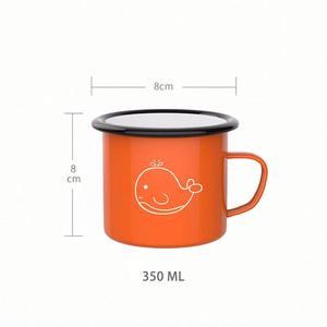 Tazas de Esmalte Punteado Pequeñas para Camping con Logotipo Personalizado, al por Mayor, con Asa - Product Image 4