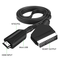 Für Sky Box STB Plug & Play HDM1 zu SCART Video Audio Upscale Converter Für HD TV DVD 1080P/NTSC/PAL Adapter