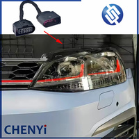 Câble adaptateur de conversion 10P à 14P 1J0973837 6R0973735 pour la modification et la mise à niveau des phares LED Golf 7.5