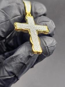 Collier pendentif en argent 925 de haute qualité avec moissanite taille brillant, bijoux de créateur hip-hop tendance, cadeau pour les détaillants - Product Image 2