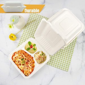 Boîte à sucre jetable de 800ml, écologique, 10 pièces 26oz, contenant alimentaire pour canne à sucre - Product Image 5