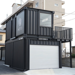 Casas Modulares Prefabricadas de Lujo de 20 pies, Material de Panel Sándwich de Acero Transpirable y Duradero, Casa de Hotel o Villa Posmoderna - Product Image 4
