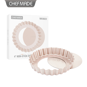 Hot Sale <strong>Small</strong> Food Grade Reusable 4 Inch Mini Round Wave Edge Pie Dish <strong>Pan</strong> - Product Image 2