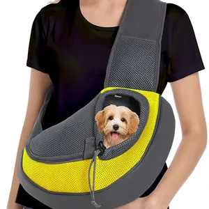 Toptan lüks pet sling taşıyıcı crossbody çanta sırt çantası evcil hayvan taşıyıcı s & seyahat ürünleri taşıma evcil hayvan taşıyıcı taşıma torbaları kedi köpek için