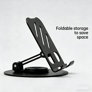 Support de télé<span class=keywords><strong>phone</strong></span> portable pliable et rotatif pour bureau, vente en gros, support réglable <span class=keywords><strong>multi</strong></span>-angles pour télé<span class=keywords><strong>phone</strong></span> et tablette, utilisation à domicile, au bureau ou au chevet - Product Image 1