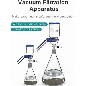 ชุดกรองแก้วสำหรับห้องปฏิบัติการ MiBoce B0DMP1MK3Y ขนาด 1000 มล. อุปกรณ์กรองสุญญากาศสำหรับอุตสาหกรรม แกนกรองทรายขนาดเส้นผ่านศูนย์กลาง 40 มม. คุณภาพสูง - Product Image 6