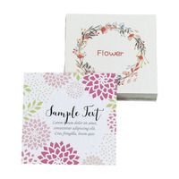 Carte de remerciement personnalisée en papier kraft vintage, invitation professionnelle et carte de mariage avec impression offset