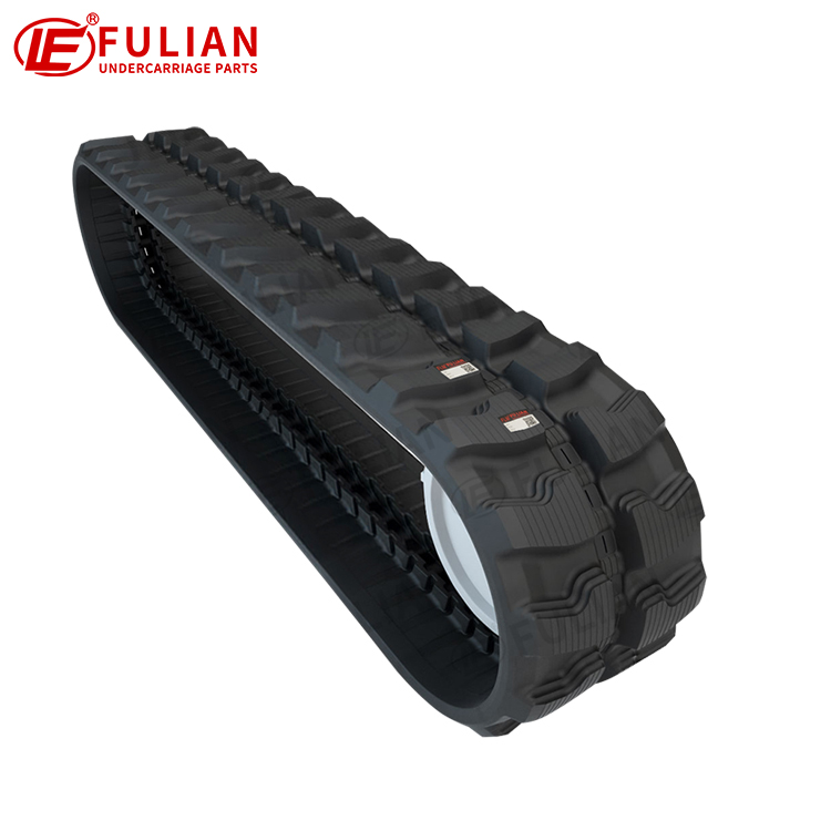 High Wear- Resistant Rubber Tracks for Mini Excavators