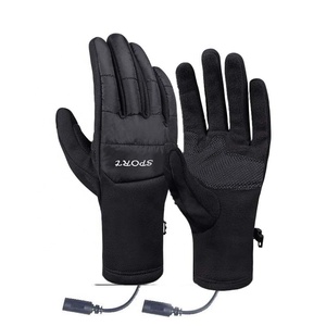 Étanche écran tactile <span class=keywords><strong>USB</strong></span> chaleur léger antidérapant personnalisé hiver thermique Sport Ski Liner vélo cyclisme moto gants d'équitation - Product Image 4