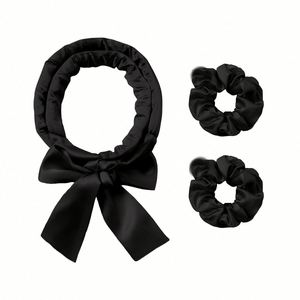 Bigoudis sans chaleur pour la nuit avec bandeau et rouleaux pré-remplis – Kit de bouclage anti-frisottis pour femmes – Tiges à cheveux pour dormir - Product Image 1