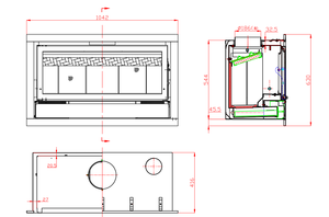 Poêle intérieur pour combustion de bois, 40 pièces, grands fourneaux en fonte pour brûler le bois, chauffage dans la chambre - Product Image 5