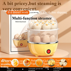 Hervidor de Huevos Eléctrico con Apagado Automático, Vaporera Portátil Multicapa para Desayuno y Uso en la Cocina del Hogar - Product Image 4