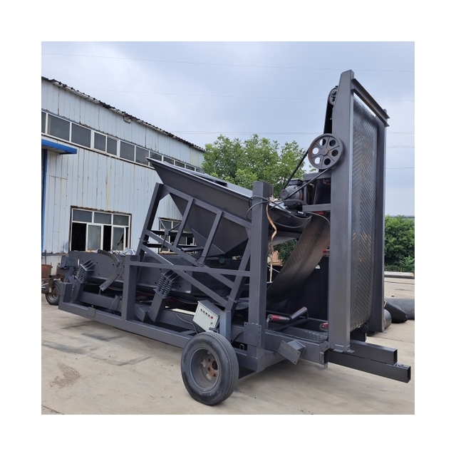 High Quality Earth Linear Vibrating Sieving Machine Top Soil Screener Vibratory Sieve for Garden Agriculture Industry