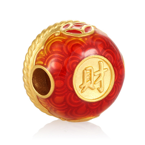 2025, cuentas de fortuna de oro duro de alta calidad para pulsera, accesorios de joyería de oro macizo de 24K, cuentas de joyería de gama alta - Product Image 3