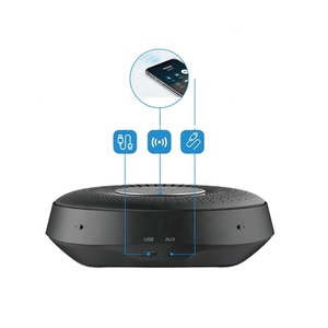 Portable Blue-tooth Speakerphone, 360. Omnidirectional Conference <b>Speaker</b> With <b>USB</b>-C for Home Office Laptop S60 Metal Cabinet - Product Image 2