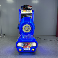 Simulateur de jeu de course automobile d'arcade à monnayeur, boîtier métallique, garantie 1 an, langue anglaise