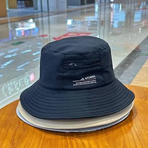 Ntlwkr Sombrero tipo pescador negro de secado rápido, transpirable, protección solar, para exteriores, pesca, senderismo, unisex para adultos - Product Image 1