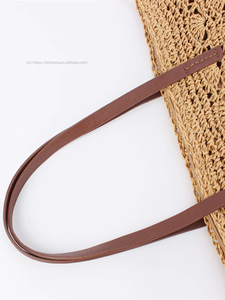 Bolso de Hombro de Mujer Estilo Japonés Coreano Mori Artístico, de Papel Calado y Ganchillo, con Cierre de Cremallera, de Poliéster y Algodón, Tanjing - Product Image 2