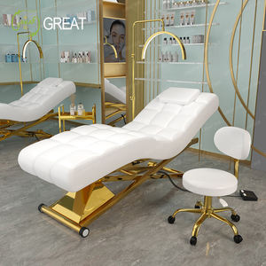 Lettino SPA Curvo di Lusso a 3 Motori, Lettino da Massaggio Elettrico Regolabile per Salone di Estensione Ciglia - Product Image 4