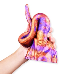 NNSX Dragon Tongue Tease Flirt Foreplay Clitoris Vagina Stimulate With Sucker Anal Sex Toys Silicone Long Dildos for Women - Product Image 3