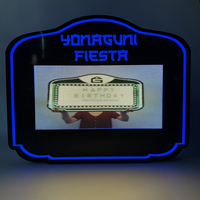 Letrero LED Luminoso Personalizado con Logotipo para Club Nocturno, Presentador de Botellas VIP, Tablero de Letras con Mensajes, para Mostrar Videos e Imágenes