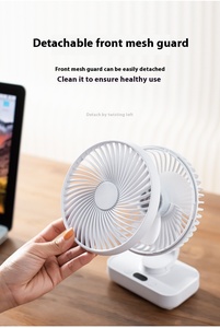 <span class=keywords><strong>Mini</strong></span> tự động dao động bàn fan hâm mộ với hiển thị kỹ thuật số cá nhân Quạt làm mát cho văn phòng & Home có thể gập lại pin Powered cho xe sử dụng - Product Image 4